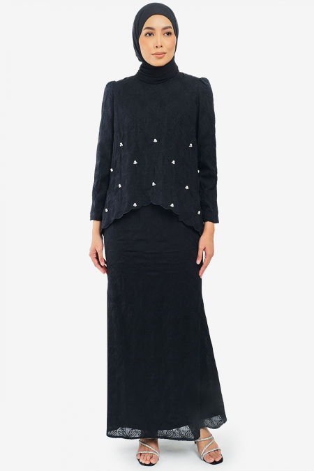 Sejati Blouse & Skirt - Black