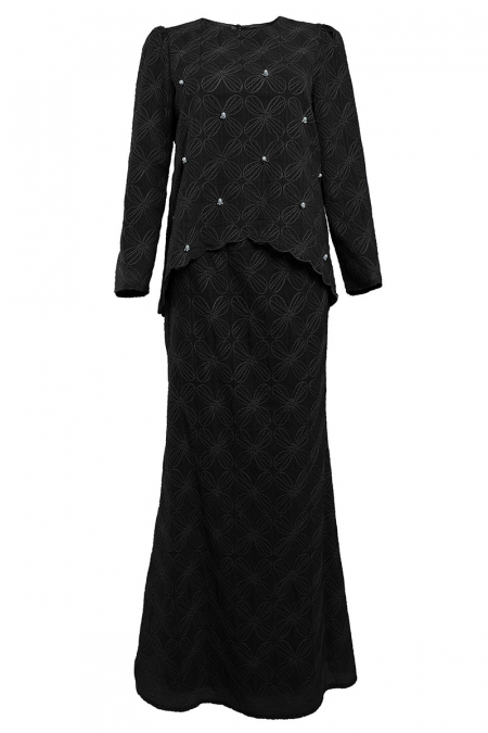Sejati Blouse & Skirt - Black