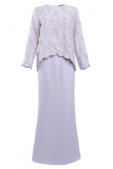 Hikmah Blouse & Skirt - Pale Lavender