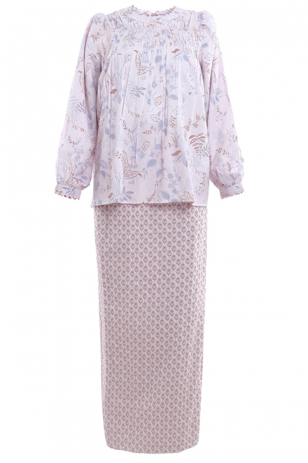 COTTON Senandung Blouse & Skirt - Pale Orchid