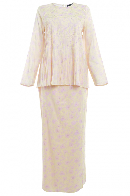 COTTON Lenggang Blouse & Skirt - Buttermilk