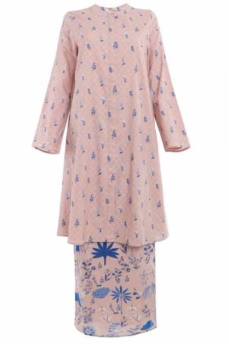 COTTON Bingkisan Blouse & Skirt - Praline