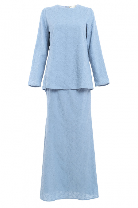 Tenang Blouse & Skirt - Blue Bell