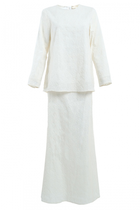 Tenang Blouse & Skirt - Vanilla
