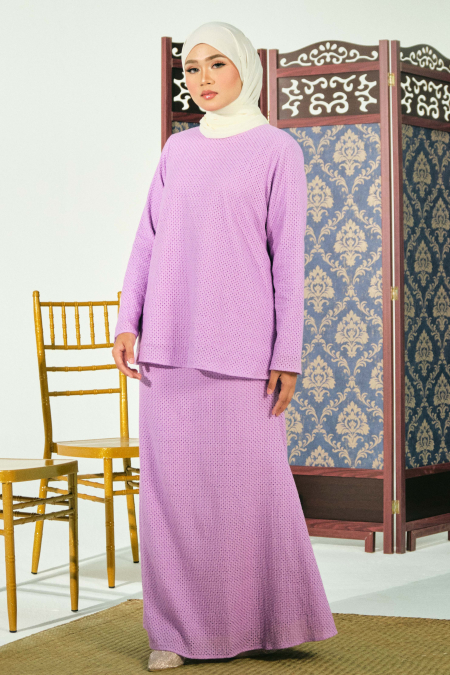 Tenang Blouse & Skirt - Wisteria