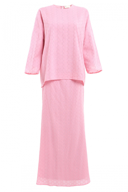 Damai Blouse & Skirt - Sakura Pink