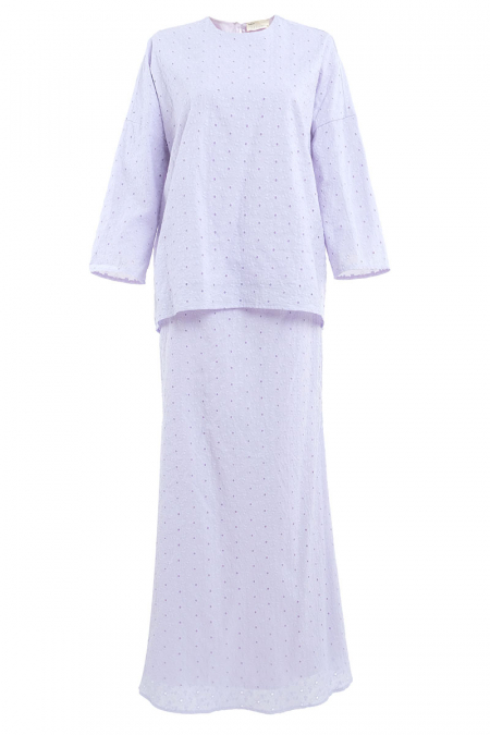 Damai Blouse & Skirt - Lilac