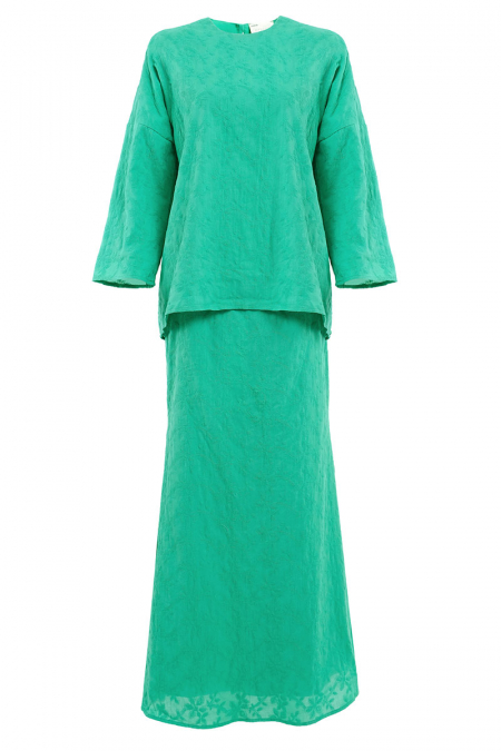 Damai Blouse & Skirt - Jade