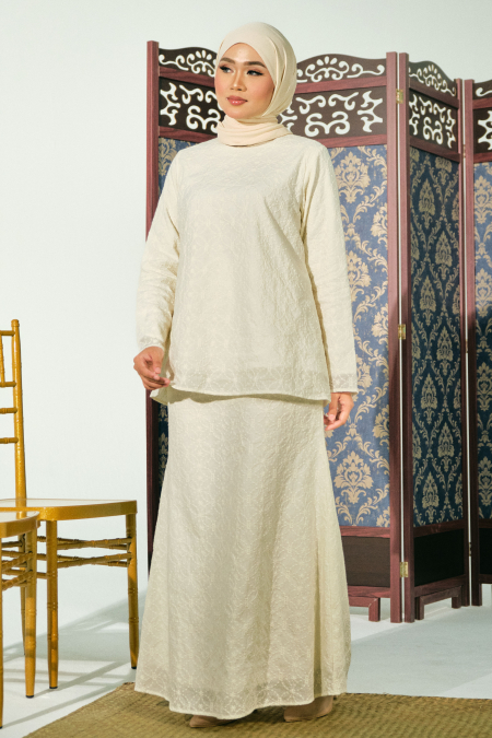 Damai Blouse & Skirt - Sand