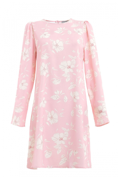Jenab Puff Shoulder Blouse - Pink Magnolia