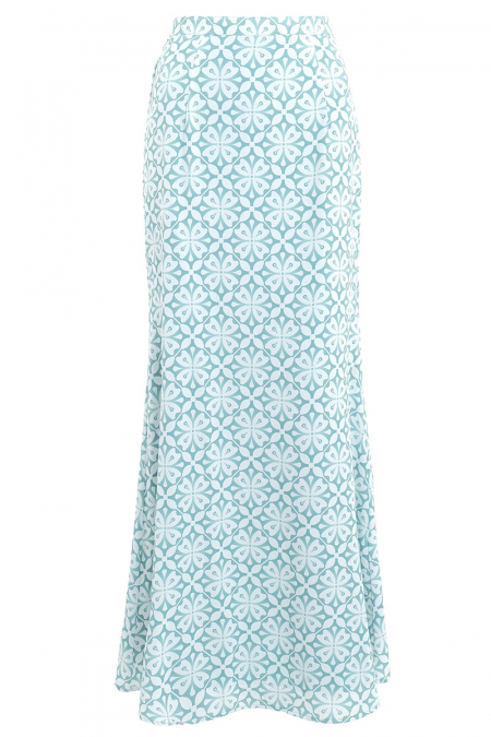 Zulla Mermaid Skirt - Mint Motif