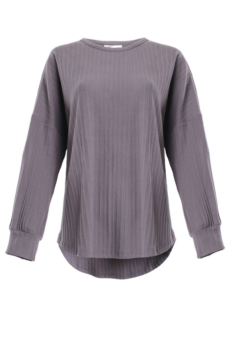 Jayanti Round Neck Tee - Deep Stone