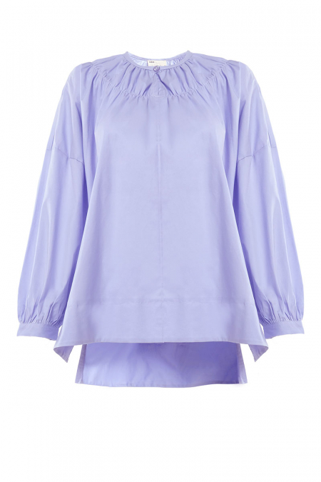 Daliah Drop Shoulder Blouse - Lilac