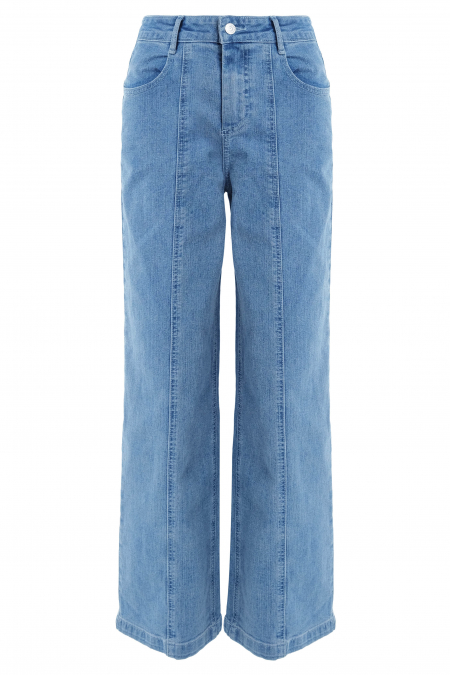Muhsina Straight Cut Jeans - Light Wash
