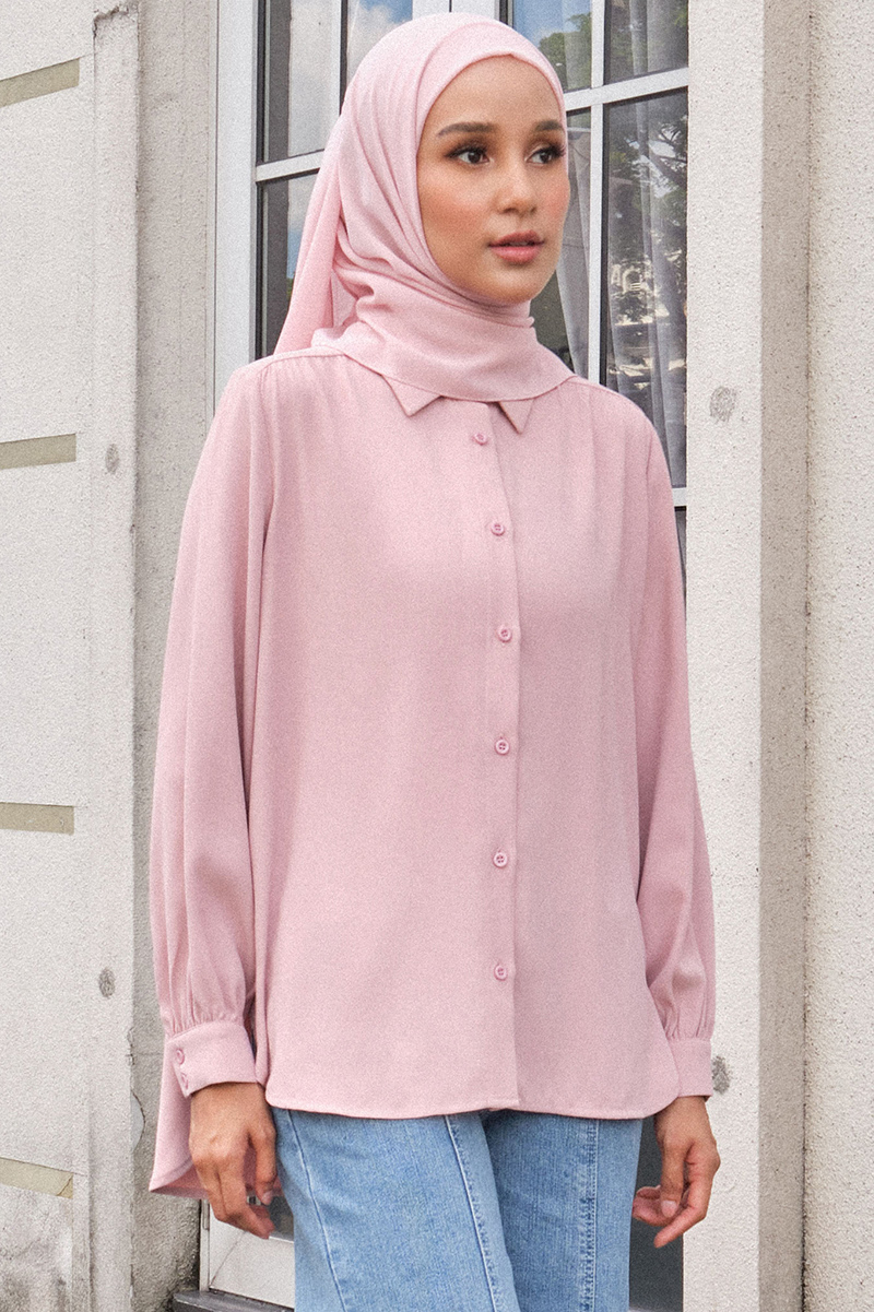 Giulianna Front Button Shirt