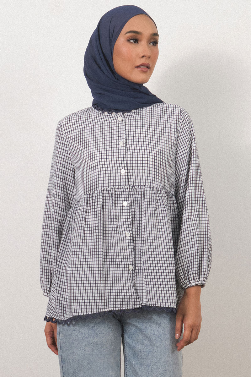 Hanija Front Button Blouse