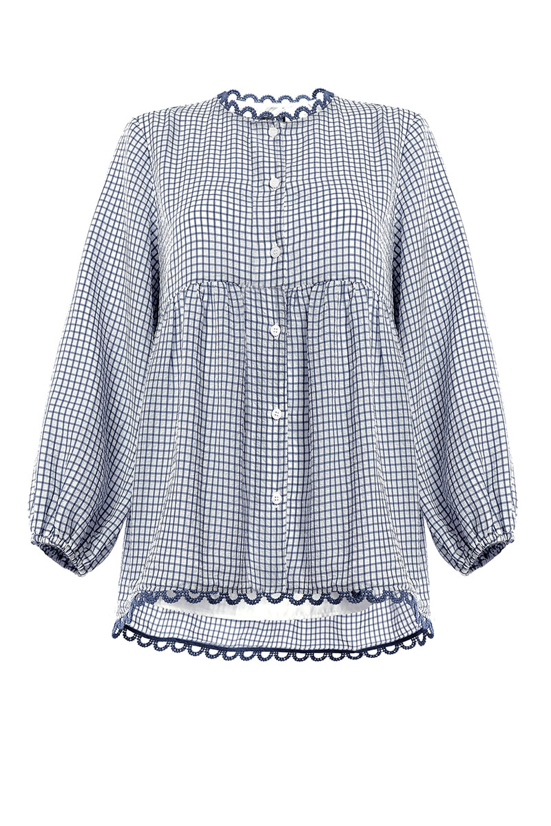 Hanija Front Button Blouse