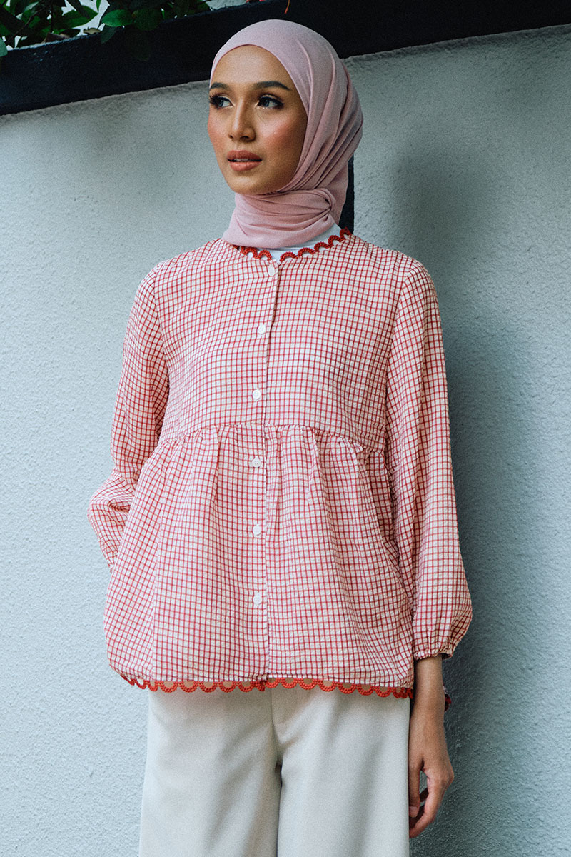 Hanija Front Button Blouse