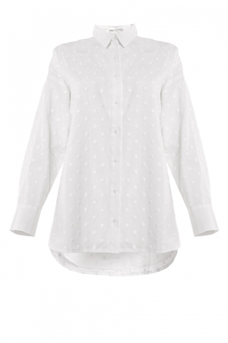 Yardena Front Button Shirt - White