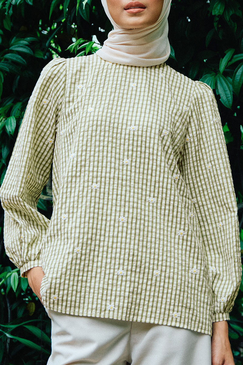 Idriani Flared Blouse