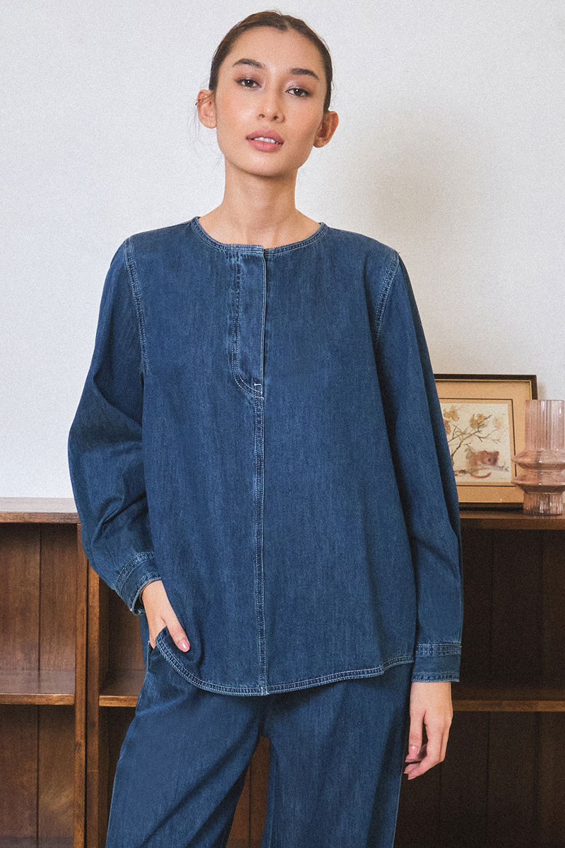 Rawiya Henley Blouse