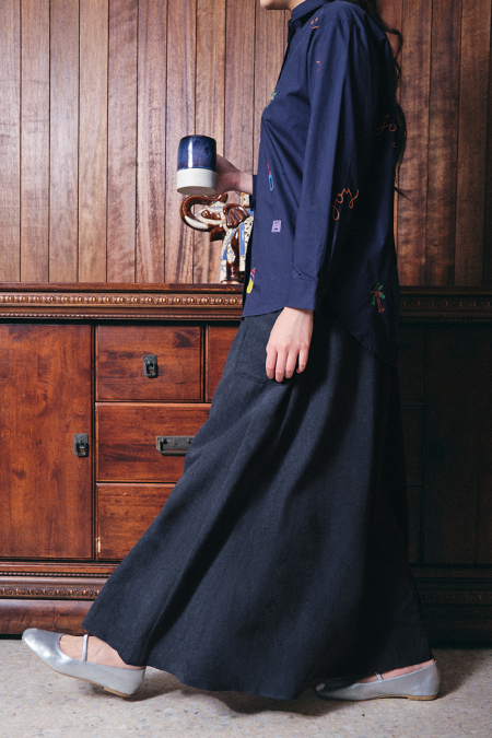 Perfect Pocket A-Line Skirt - Eclipse