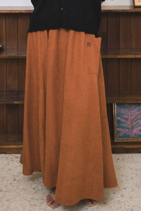 Perfect Pocket A-Line Skirt - Gingerbread