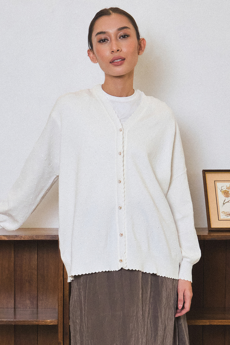 Wisama Drop-Shoulder Cardigan